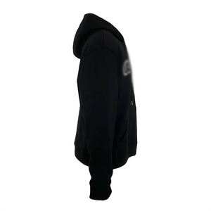 เสื้อฮู้ดผู้ชายผ้าฝ้ายฟลีซคุณภาพสูงสำหรับฤดูหนาว ปักโลโก้ตามสั่ง สไตล์สตรีทแวร์ ซิปคู่ ลำลอง น่ารัก - Product Image 6