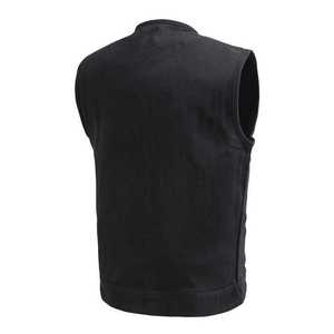 Chaleco de Cuero Sintético Estilo Aventura Otoñal para Hombre, Ropa Exterior con Múltiples Bolsillos, Resistente al Viento, con Botones, Estilo Urbano, Color Personalizado, OEM - Product Image 5