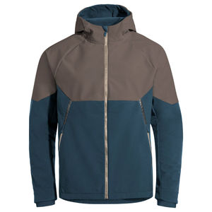 Chaquetas Softshell Deportivas Impermeables para Invierno, Diseño Sólido, con Logotipo Frontal, Forro Polar con Capucha, Servicio OEM - Product Image 4