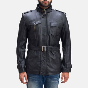 Chaqueta de Cuero para Hombre Lista para la Industria, Suministro Comercial de Fábrica, Estilo Motociclista - Product Image 5