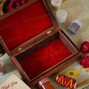 Cajas de música para niñas WESTONETEK en forma de corazón Venta caliente Regalos y manualidades Cajas de madera Carteles de pared Hecho EN LA India - Product Image 5