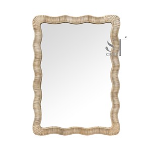 Espejo de Pared Decorativo de Ratán Festoneado de Alta Calidad para Decoración del Hogar, Espejos de Ratán Estilo Bohemio Vintage para Baño y Sala de Estar, Vietnam - Product Image 5