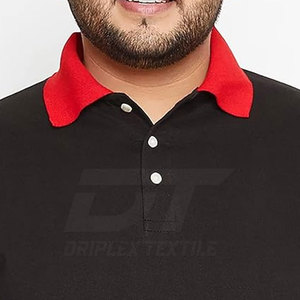 Dernier modèle de polos grande taille pour hommes Qualité supérieure Polos grande taille fabriqués par le fabricant pakistanais - Product Image 4