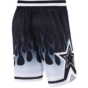 Shorts de basket-ball rétro décontractés pour hommes Shorts imprimés confortables et respirants - Product Image 2