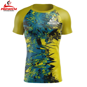 Hot Selling <b>Men</b> Rash Guards Sportswear Spandex Polyester Material Sweat Wicking Sportswear Quickdry Lightweight Custom Logo - Product Image 6