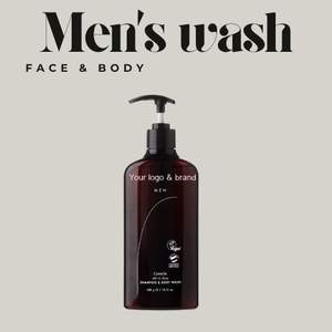 Nettoyant visage et corps 2 en 1 pour homme, à base de camélia, pour éliminer les impuretés tout en maintenant l'équilibre de l'hydratation - Product Image 1