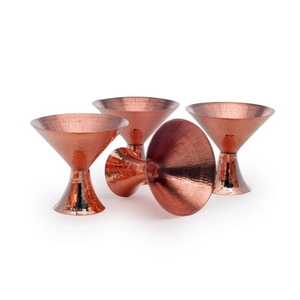 Copa de Vino de Cobre Hecha a Mano de Lujo, Diseño de Aislamiento Térmico al Vacío, Accesorios de Bar Personalizados, Exportación al por Mayor de la India, Saniya - Product Image 2