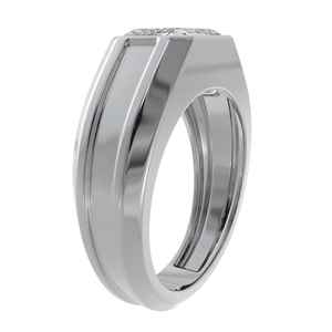 แหวนเพชรมอิสซาไนท์สำหรับผู้ชายแหวนเพชร925เงินสเตอร์ลิงทันสมัยเครื่องประดับสำหรับงานแต่งงาน - Product Image 2