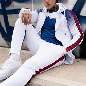 Survêtements pour hommes de qualité supérieure Survêtement avec logo personnalisé Nouveau design de mode Sweatshirts à capuche coupe-vent Sweatshirts Sweat Pent Men - Product Image 3