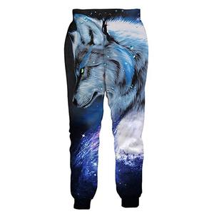 Pantalones Deportivos de Lona 100% Algodón para Hombre, Cintura Media, Estilo Casual, Estampado Digital, Streetwear, Hip Hop, Corte Recto Largo - Product Image 6