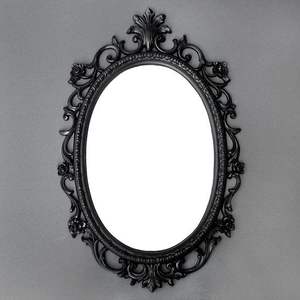 Vintage Ornate <b>Black</b> Arched Wall <b>Mirror</b> Handcrafted Classic Designer <b>Frame</b> Elegant Statement Upgrade for Home Decor Display - Product Image 6