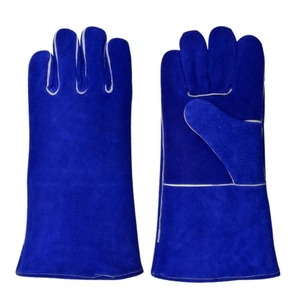 Guantes de Soldadura Tig OEM de la Mejor Calidad, Cuero Vacuno de Alta Gama, Ignífugos, Resistentes al Calor y a los Cortes, 14 Pulgadas, Personalizables - Product Image 1