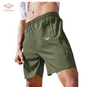 Short de course pour homme Short de sport léger et respirant à séchage rapide avec poches Short de jogging pour entraînement de fitness Vente en gros - Product Image 1