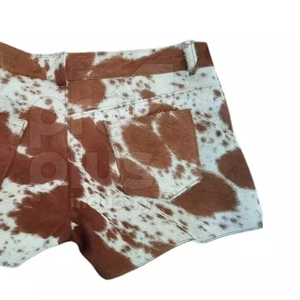 กางเกงขาสั้นหนังวัวแท้คุณภาพพรีเมียมสำหรับผู้ชาย สวมใส่สบาย ทนทาน ทันสมัย เป็นมิตรกับสิ่งแวดล้อม ระบายอากาศได้ดี แห้งเร็ว เหมาะสำหรับกิจกรรมกลางแจ้ง ผลิตด้วยมือ - Product Image 6