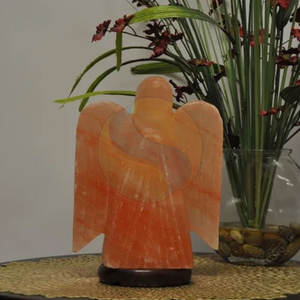 Lámpara de sal natural 100% en stock nuevo Lámpara de sal en forma de Ángel Mejor precio Lámpara de sal en forma de Ángel para la venta - Product Image 6