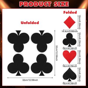 Articoli per Feste a Tema Poker, Tovaglioli di Carta Usa e Getta per Decorazioni per Feste a Tema Casinò di Las Vegas - Product Image 3