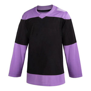 Jersey de Hockey sobre Hielo Sublimado Personalizado de Fábrica, Transpirable, con Nuevo Diseño, Sudadera de Hockey Económica, Cordones Personalizados - Product Image 4