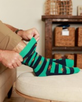 Chaussettes personnalisées à lettres drôles assorties à la famille Juste mon père blagues Nouveauté Bas Énonciations Cadeau Chaussettes pour hommes Articles à vendre en gros