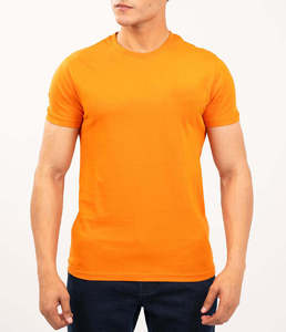 Camiseta de algodón con estilo, Camiseta de cuello redondo cómoda de tela suave y ligera Unisex para gimnasio diario informal, Fitness y viajes - Product Image 4
