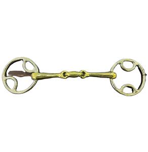 Joxar High Quality <b>Horse</b> Riding Equestrian Bits Snaffle <b>Horse</b> Bit <b>Brass</b> Waterford German Silver Stainless Steel - Product Image 1