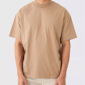 Camiseta Deportiva de Algodón 100%, 350 Gramos, de Alta Calidad, Lisa, para Impresión Gráfica Personalizada, Tejida, para Hombre, Talla Grande - Product Image 1