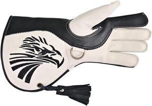 ถุงมือฝึกนกเหยี่ยวแบบใหม่ ดีไซน์ใหม่ สีตามสั่ง หนังคุณภาพสูง ยาวพิเศษ สองชั้น สำหรับกีฬาชายหาด รองรับหน้าจอสัมผัส - Product Image 4