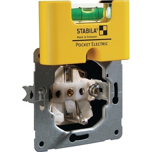 ระดับน้ำไฟฟ้าพกพา STABILA สีเหลือง ขนาด 7 ซม. พร้อมแม่เหล็ก ความแม่นยำ 1 มม./ม. - Product Image 1