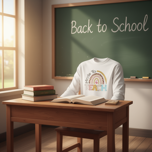 Best <b>Teacher</b> Ever Appreciation Long Sleeve T-Shirt 'Back to School Made to Teach'-for <b>Teachers</b> Perfect <b>Gift</b> for <b>Teachers</b> - Product Image 3