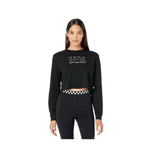 Vans Ls Mindfull Tee Chemises et t-shirts actifs pour femmes Couleur : Noir/Blanc 100% authentique - Product Image 2