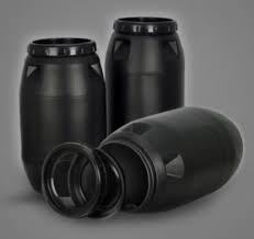 Baril d'eau en HDPE bleu de qualité supérieure, 200 L, durable, hermétique, à ouverture supérieure, usage industriel, grande réduction - Product Image 4