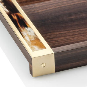 Plateau en corne en bois unique pour arrangement alimentaire décoratif, parfait pour les fêtes haut de gamme, les mariages et la décoration intérieure élégante - Product Image 2