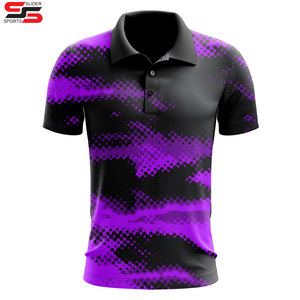 T-shirts à vendre polos respirants de sublimation de haute qualité nouveau style sur mesure hommes tenue décontracté - Product Image 3