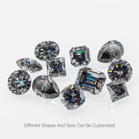 Excellent diamant synthétique de laboratoire taille marquise, couleur gris, clarté VVS1, passe le testeur de diamant, diamant non monté, certificat IGI