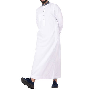 High Quality Men's Jubba New Design <b>Islamic</b> Fashionable <b>Clothing</b> for Adults Direct Factory Custom Logo Wholesale Price - Product Image 4