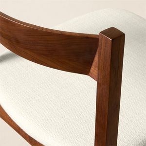 Stylish Modern Wooden Dining Chair with Simple Geometric Design and <b>dark</b> Finish for Elegant Dining <b>Room</b> Settings - Product Image 6