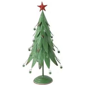 Esculturas Decorativas de Mesa con Diseño Moderno de Árbol de Navidad, Material Metálico Plateado de Alta Calidad, Árbol de Navidad para Decoración Navideña de Interiores - Product Image 2