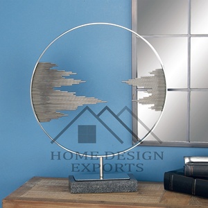 Escultura de mesa para sala de estar, escultura abstracta de mesa redonda de Metal hecha a mano para decoración de mesa, superventas - Product Image 3