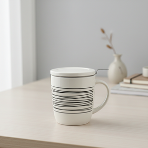 Good Quality Classic Drinkware Food Safe 3459978 Durable Porcelain <b>Tea</b> Set Northern Europe Style <b>Infuser</b> <b>for</b> Daily Use - Product Image 5