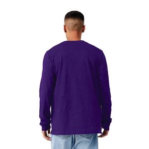 Camiseta lisa de manga larga de alta calidad para hombre, stock listo, tela de mezcla de algodón a granel, camisa para hombre, opción PERSONALIZADA disponible - Product Image 6