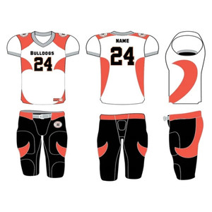 Camisetas Personalizadas de Fútbol Americano |   Uniformes Cosidos y Bordados al por Mayor |   Tallas Grandes Unisex de Alta Calidad para 32 Equipos - Product Image 5