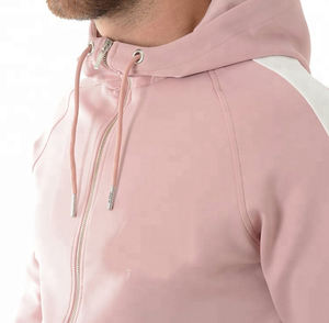 Vente en gros de survêtements GSM 300 en coton uni épais et de sweat à capuche GSM 500 et GSM sweats à capuche personnalisés pour hommes - Product Image 5