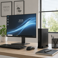 Boîtier Mini ITX K01 ultra fin, 45 mm de profondeur, châssis de bureau SFF, prend en charge Mini ITX 170*170 mm, boîtier PC industriel OEM ODM