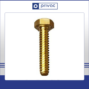 Pernos de cabeza hexagonal de rosca completa forjados DIN933 de latón macizo, para una sujeción segura - Product Image 4