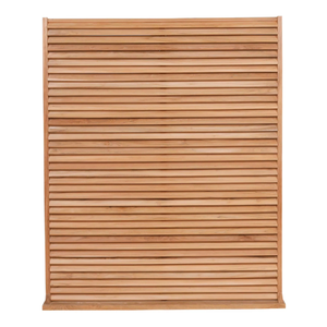 Divisor de Habitaciones de Dos Paneles de Diseño Minimalista, Hecho de Madera de Teca Sólida con un Calor Natural para Muebles del Hogar - Product Image 1
