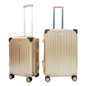 Bagages avec roues pivotantes 607 Abs Pc plastique mode ensemble de bagages chariot en aluminium valise de voyage roues silencieuses Vietnam - Product Image 1