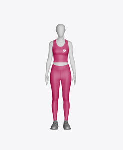 ชุดออกกำลังกายไร้ตะเข็บสำหรับผู้หญิงเลกกิ้งเอวสูงเสื้อผ้าโยคะแห้งเร็วออกแบบได้ตามต้องการ - Product Image 6