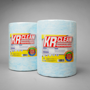 Krclean Chiffons de nettoyage industriels écologiques de haute qualité, rouleau de serviettes de lavage de voiture de style uni, lingettes pour salles blanches, tissu non tissé - Product Image 6