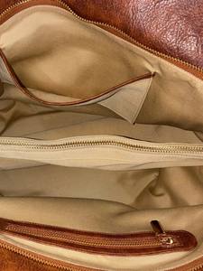 Bolso de Hombro Grande de Cuero Marrón para Mujer, Bolso Tipo Hobo, Bolso Tote Suave y Holgado, Bolso Vintage con Múltiples Bolsillos, Informal, para Uso Diario - Product Image 4