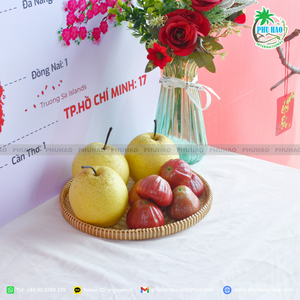 PRODUIT TOP Plateau rond en bambou biodégradable, élégant et fonctionnel de haute qualité et à bon prix - Product Image 3