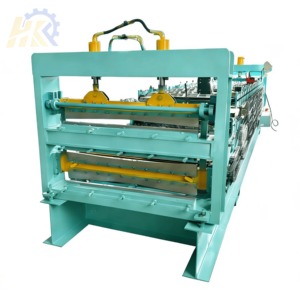 HK AG/PBR/IBR Çift Katmanlı Çelik Çatı Rulo Şekillendirme Makinesi Otomatik Yüksek Çatı Paneli Üretim Ekipmanı - Product Image 5